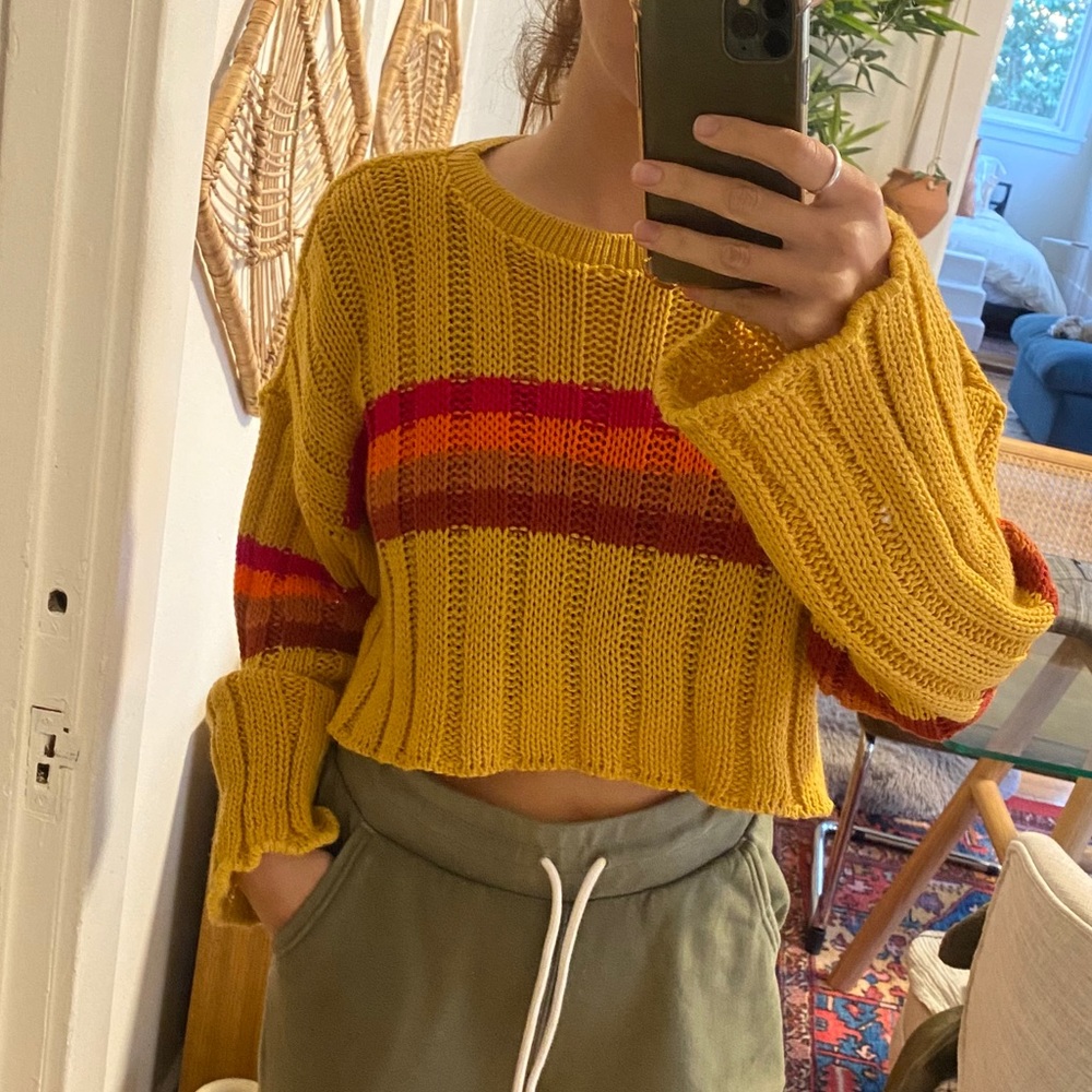Nasty gal 70s style sweater